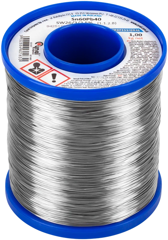 Cyna 0,56mm/1kg Sn60Pb40 CYNEL