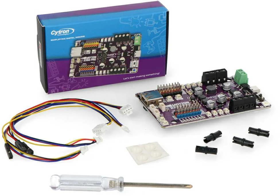 Cytron Maker Motion 2350 Pro – 4x varikliai + 8x servo valdiklis - RP2350