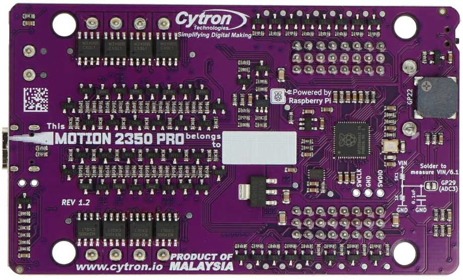 Cytron Maker Motion 2350 Pro valdiklio plokštė iš viršaus