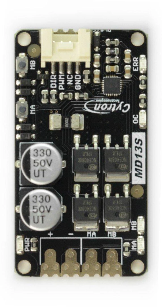 Cytron MD13S - vieno kanalo 30V/13A variklio valdiklis