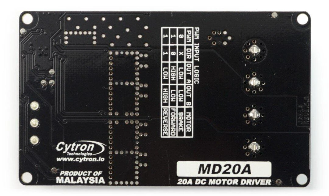 Cytron MD20A - vieno kanalo variklio valdiklis 30V/20A