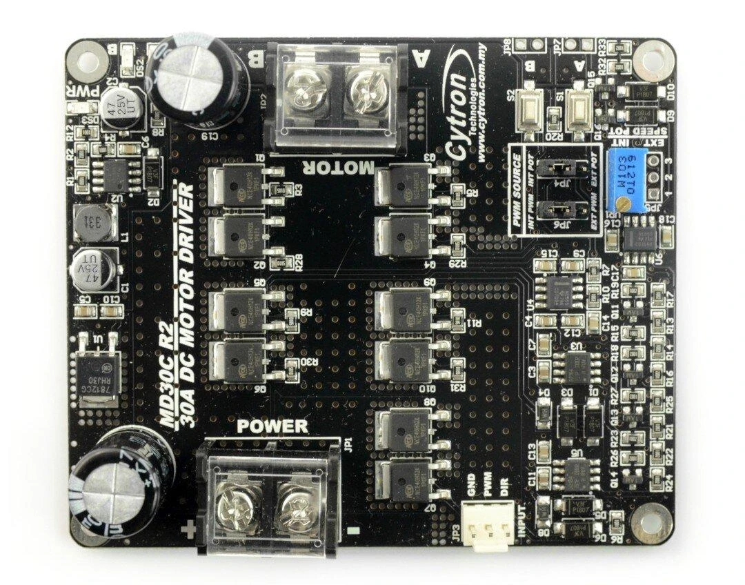 Cytron MD30C - vieno kanalo 30V/30A variklio valdiklis