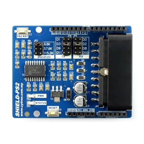 Cytron PS2 Shield su gnybtais ir jungtimis