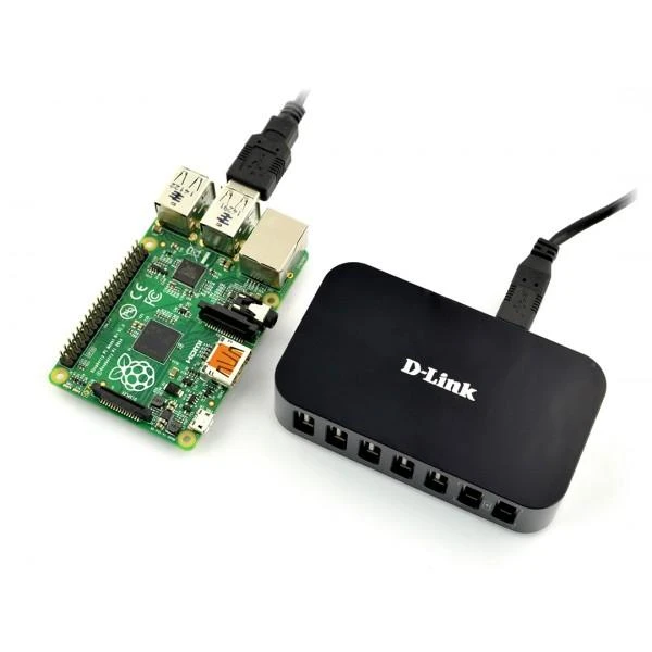 D-Link DLINK 7xUSB2.0 7 prievadų USBHub 480Mbps PC MAC