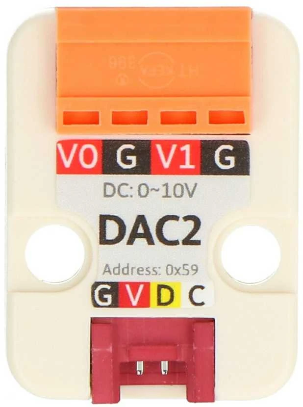 M5Stack DAC2 GP8413 išplėtimo modulis su gnybtų bloku