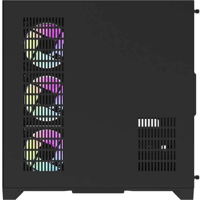 Darkflash Darflash FT418 PRO kompiuterio dėklas + 7 aRGB ventiliatoriai (juodi)