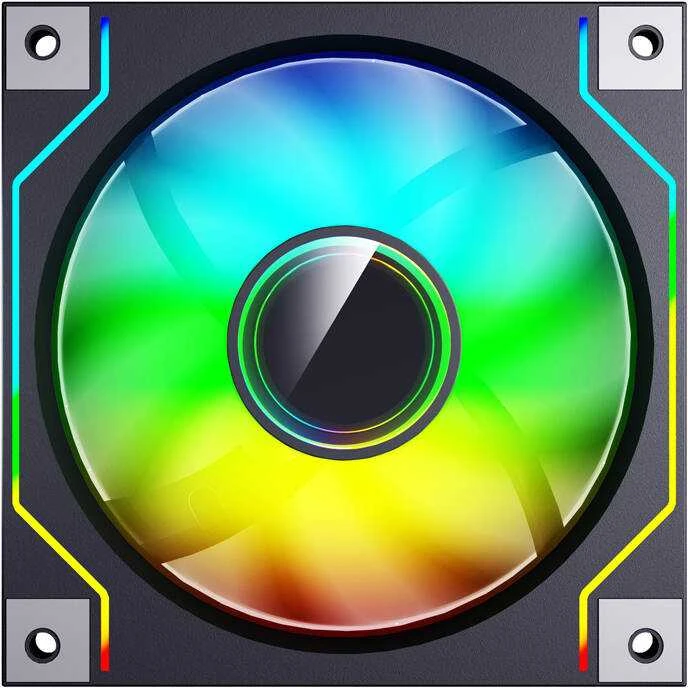 Darkflash DM20 ventiliatorius su RGB apšvietimu