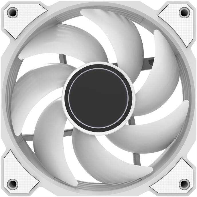 Darkflash DR08 trys viename aušinimo ventiliatorius (baltas)