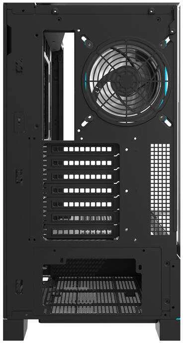 Darkflash DY450 PRO kompiuterio dėklas + ventiliatorius (juodas)
