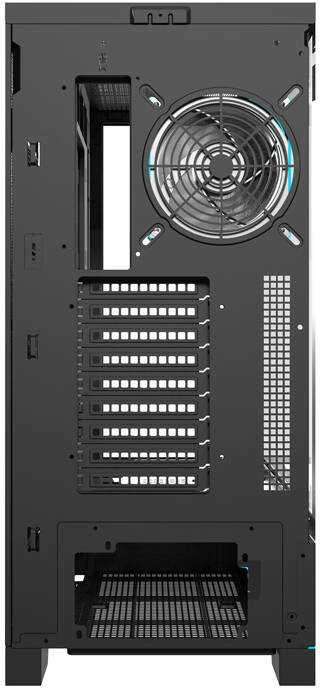 Darkflash DY451L PRO kompiuterio dėklas su ventiliatoriumi (juodas)