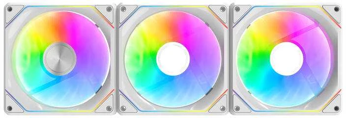 Darkflash Gauss G24 balti RGB ventiliatoriai
