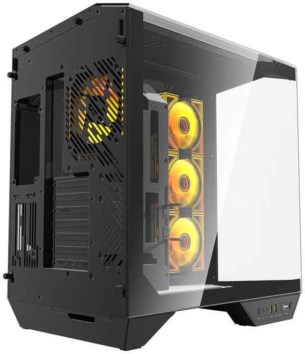 Darkflash kompiuterio dėklas DY470 4 ventiliatoriai (juodas)