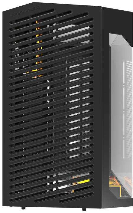 Darkflash kompiuterio dėklas DY470 4 ventiliatoriai (juodas)