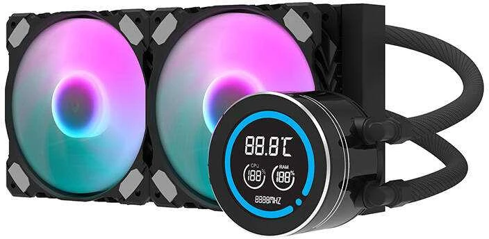 Darkflash DN-D240 ausintuvas su LCD temperaturos ekranu