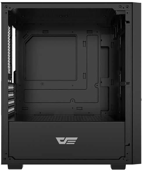 „Darkflash M305“ kompiuterio korpusas be ventiliatorių (Juodas)