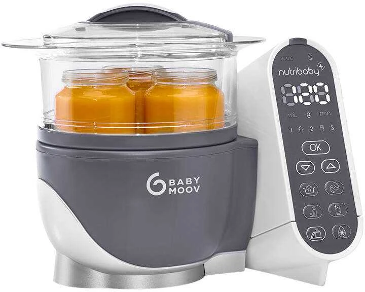 Daugiafunkcis virtuvės kombainas Babymoov Nutribaby(+) 6-in-1 (pilkas)