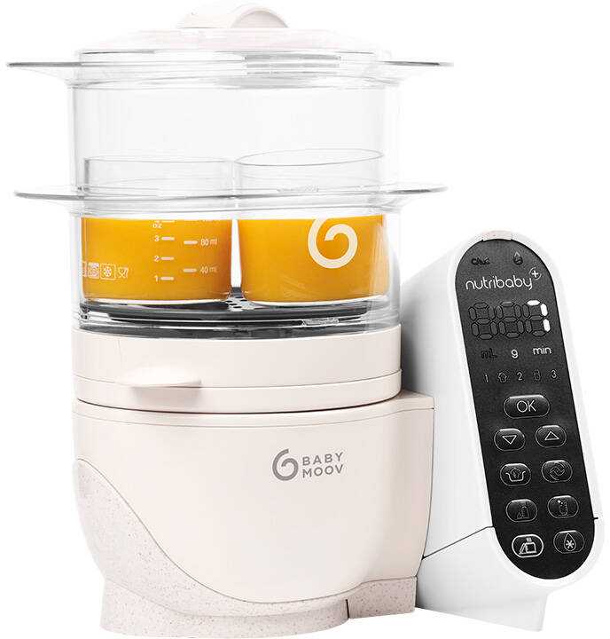 Daugiafunkcis virtuvės kombainas Babymoov Nutribaby(+) 6-in-1 (smėlio spalvos)