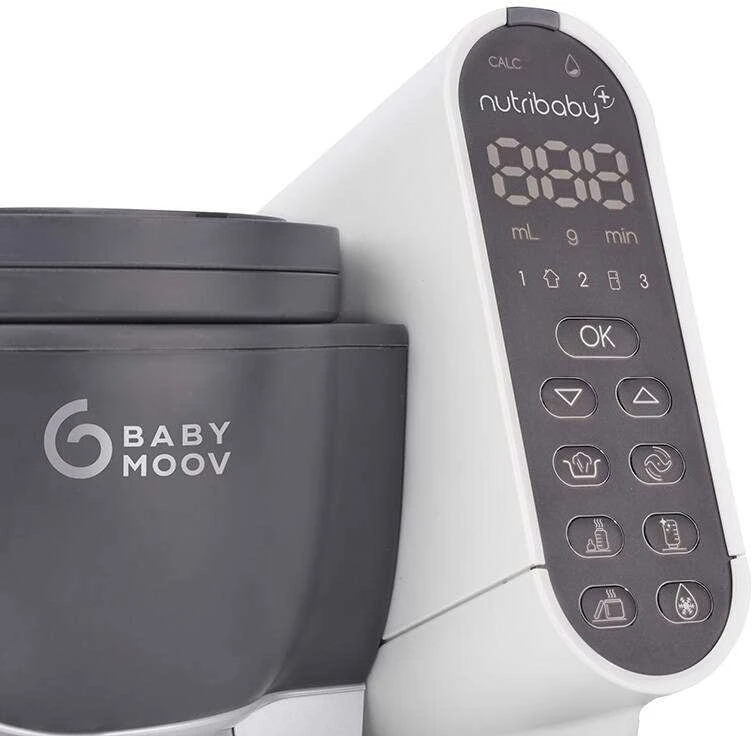 Daugiafunkcis virtuvės kombainas Babymoov Nutribaby(+) 6-in-1 (pilkas)