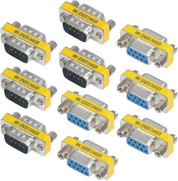 Oem DB9 nuoseklusis adapteris – moteriškas – moteriškas – adapteris