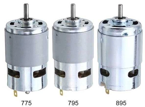 Oem DC 12V/24 šepečių variklis – 795 klasė – 5 mm ašis – 16000 aps./min – guolis – didelis sukimo momentas
