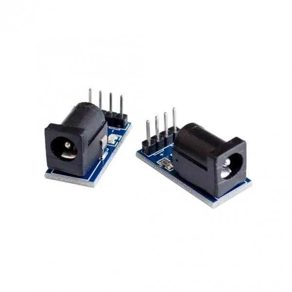 DC 2.1/5.5 mm maitinimo moduliai su LED indikacija