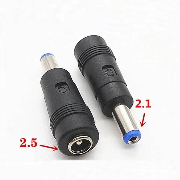 DC maitinimo adapterių pora 5.5x2.5 į 5.5x2.1