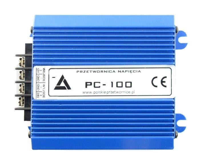 DC / DC padidinimo / sumažinimo keitiklis AZO Digital PC-100-24V 10-30V / 24V 100W