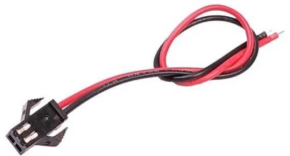 Oem DC greitoji jungtis JST SM 2PIN - su 100mm kabeliu