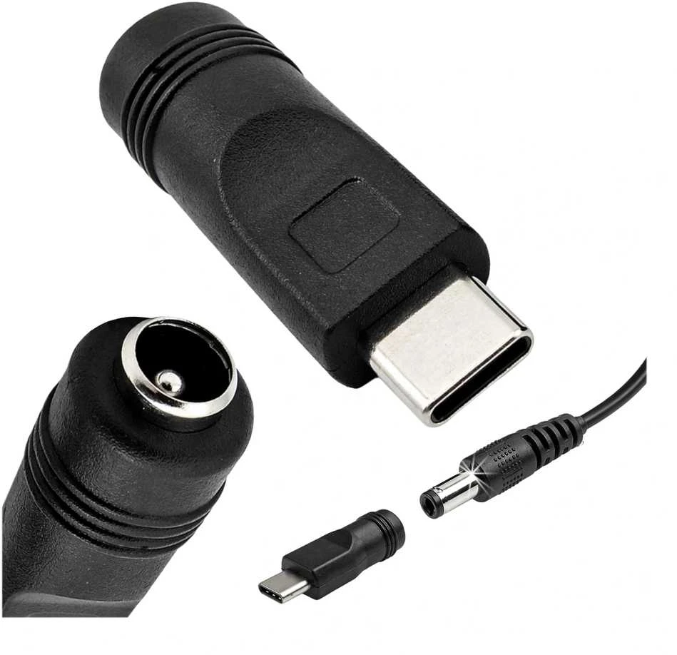 DC į USB-C maitinimo perėjimas