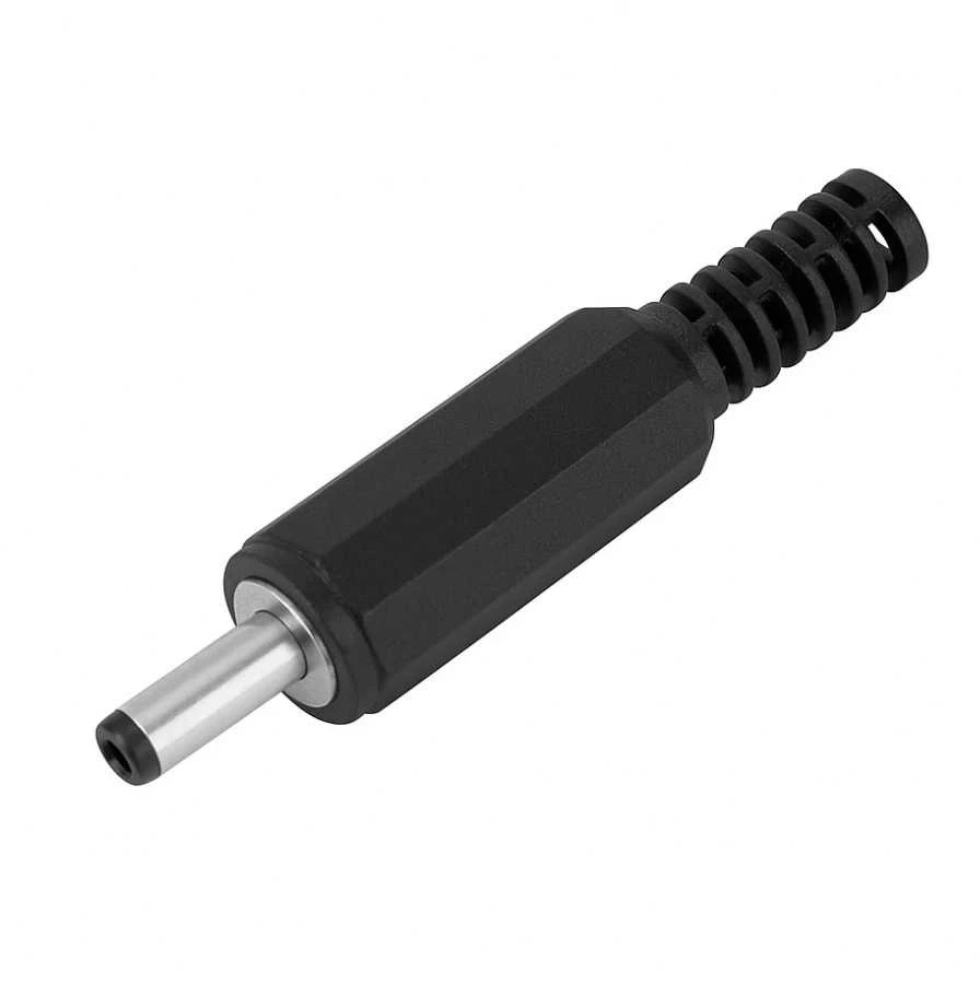 DC maitinimo kištukas 5.5/2.5mm su apsaugine įvore