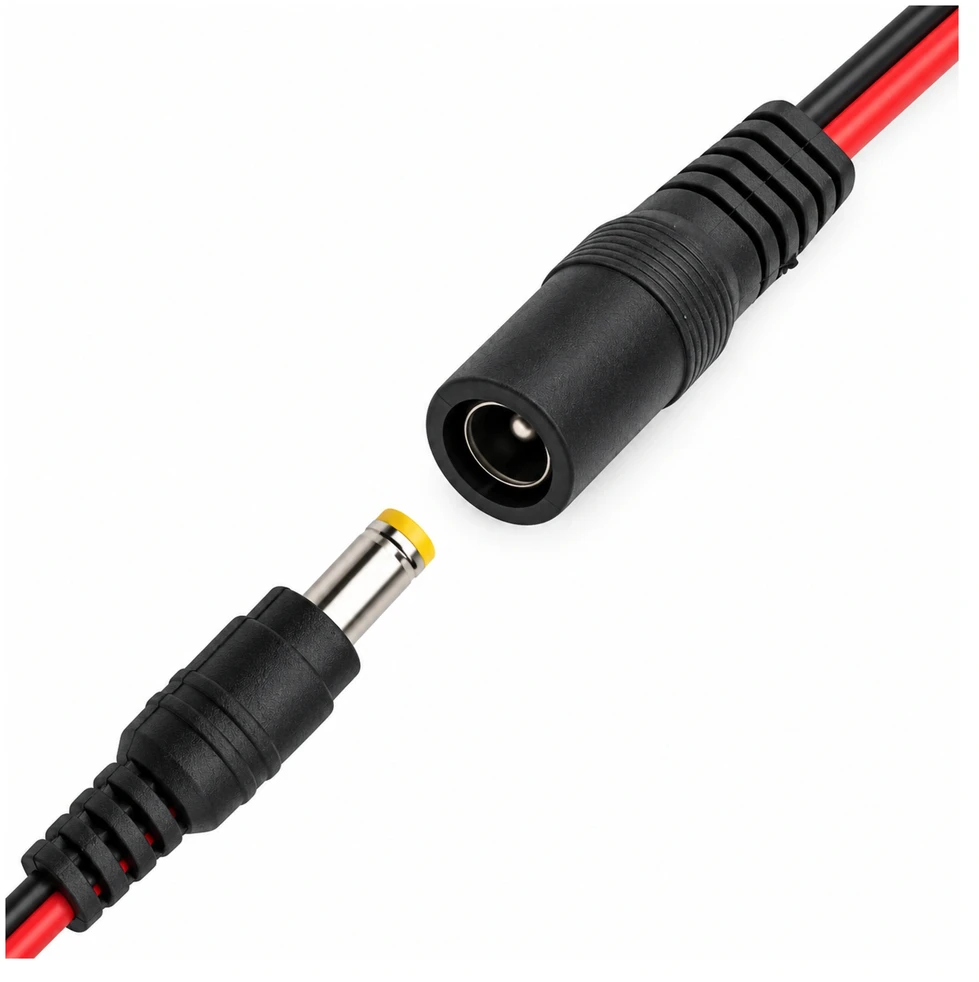DC Pigtail kištukas 5.5/2.1 mm ant