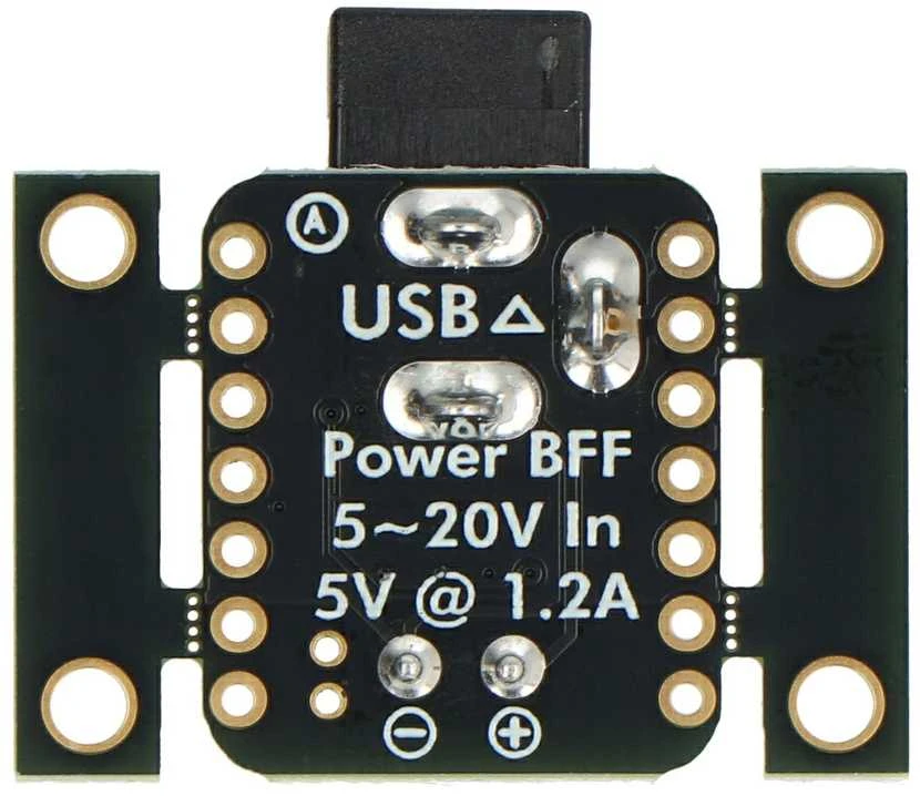 DC Power BFF Add-On - maitinimo modulis su 5 V keitikliu - skirtas QT Py ir Xiao - Adafruit 5882