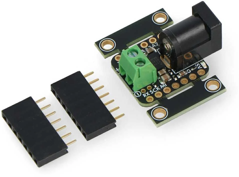 DC Power BFF Add-On - maitinimo modulis su 5 V keitikliu - skirtas QT Py ir Xiao - Adafruit 5882