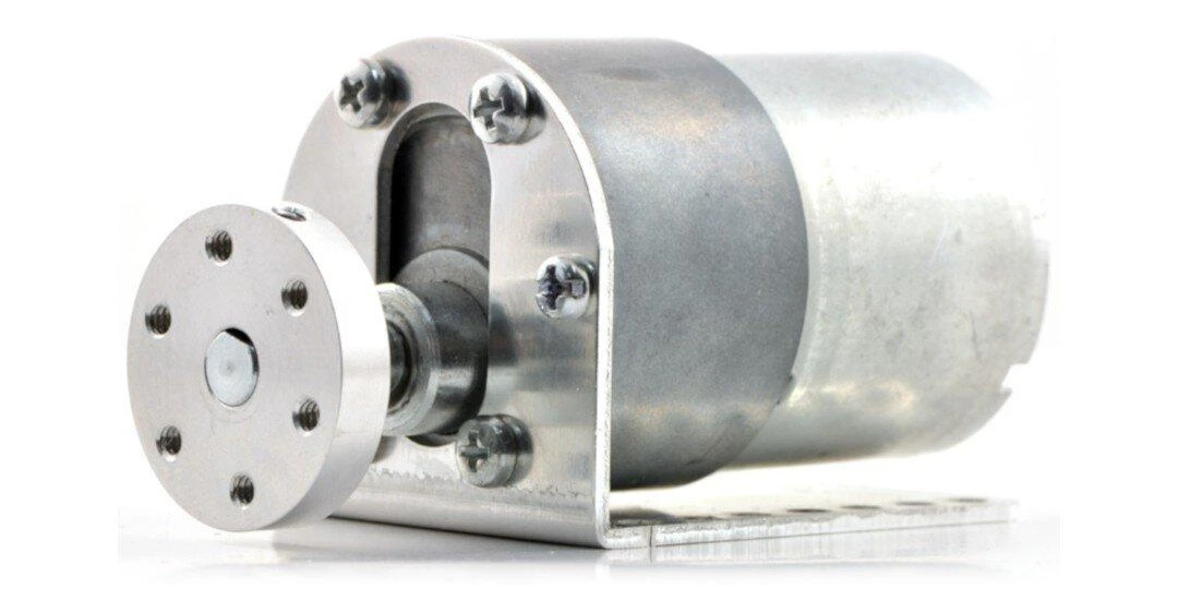 DC variklis 37Dx73L su 131:1 pavara 12V 76RPM + enkoderis CPR 64, Pololu 4756