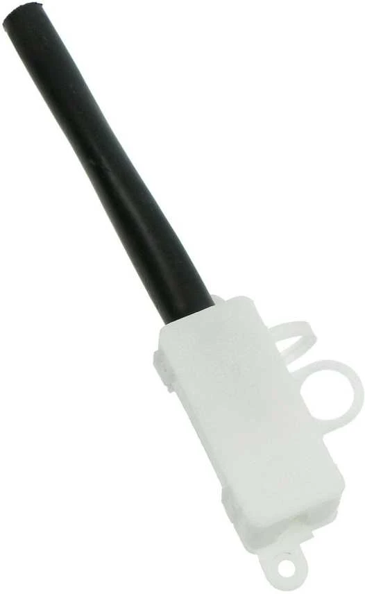 Baltas 2 kontaktų elektros dėklas su laidu