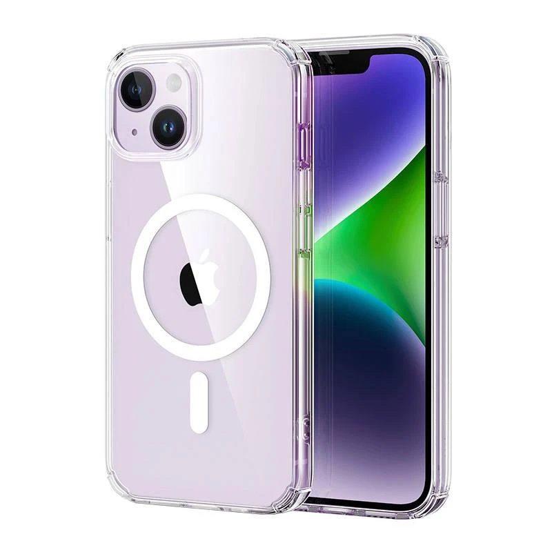 Amio Dėklas ESR Krystec Clear, skirtas iPhone 14 Plus, Magsafe (skaidrus)