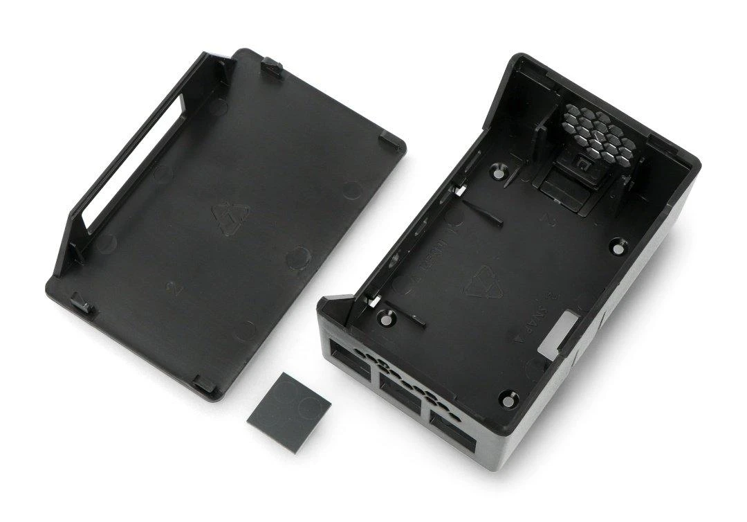 Dėklas HighPi Pro skirtas Raspberry Pi 4B ir HiFiBerry - universalus juodas