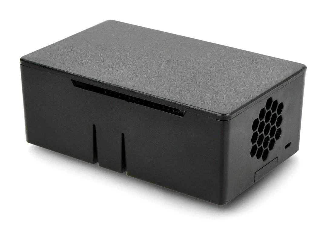 Dėklas HighPi Pro skirtas Raspberry Pi 4B ir HiFiBerry - universalus juodas