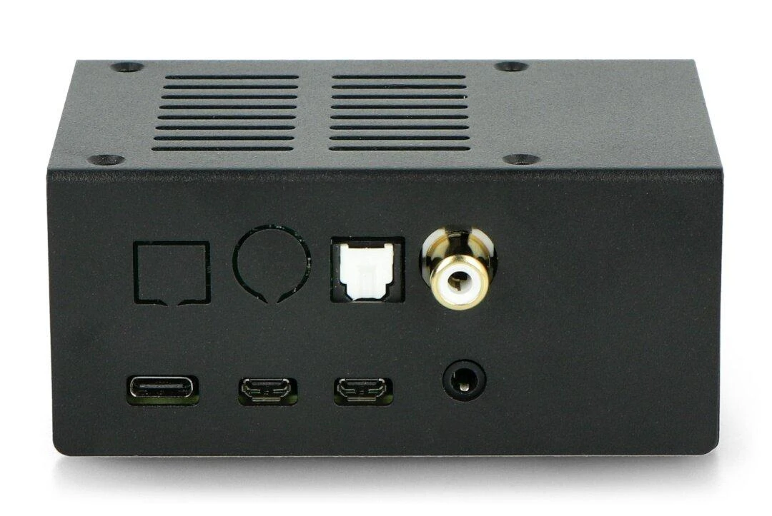 HiFiBerry korpusas Raspberry Pi 4 su jungtimis