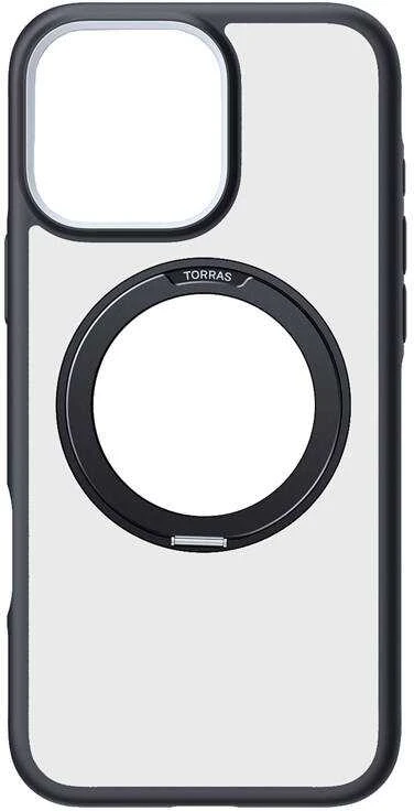 Dėklas Torras Ostand R Fusion dla iPhone 16 ProMax (Juoda)