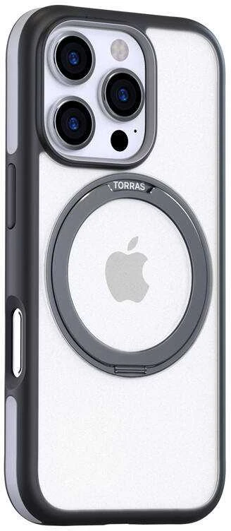 Dėklas Torras Ostand R Fusion dla iPhone 16 ProMax (Juoda)