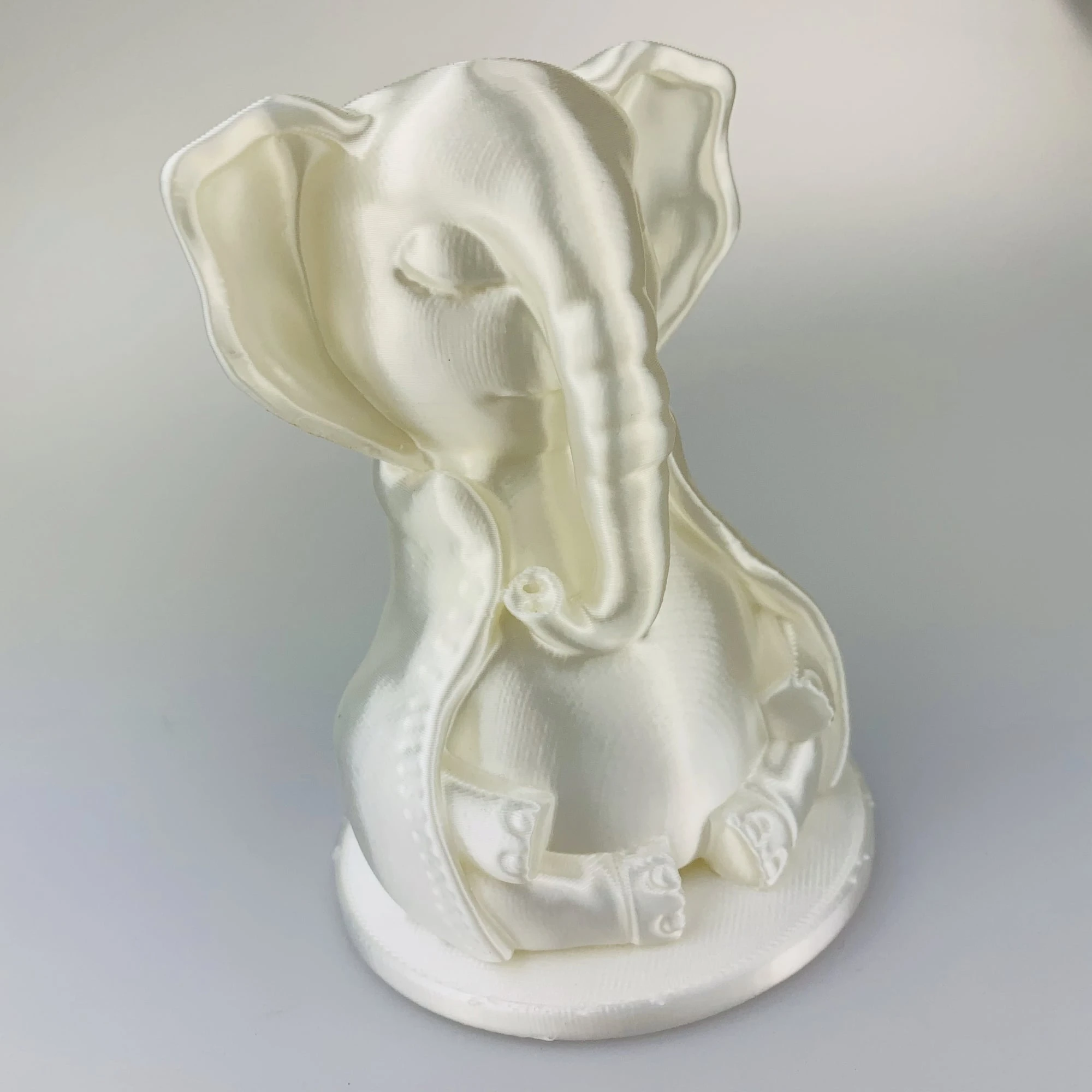 3D plastikas Fiberlogy FiberSilk Metalic 1.75mm 0.85kg – Pearl aprašymas - Prekės nuotrauka