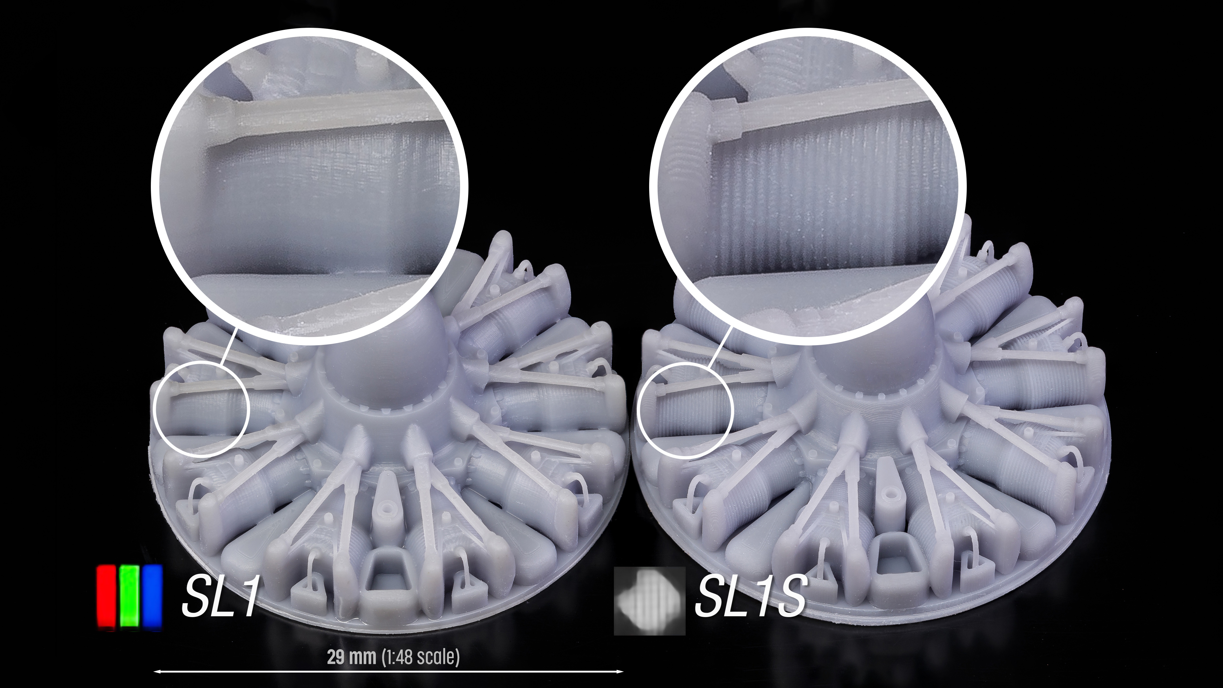 3D spausdintuvas - Originalus Prusa SL1S SPEED - surinktas aprašymas - Prekės nuotrauka