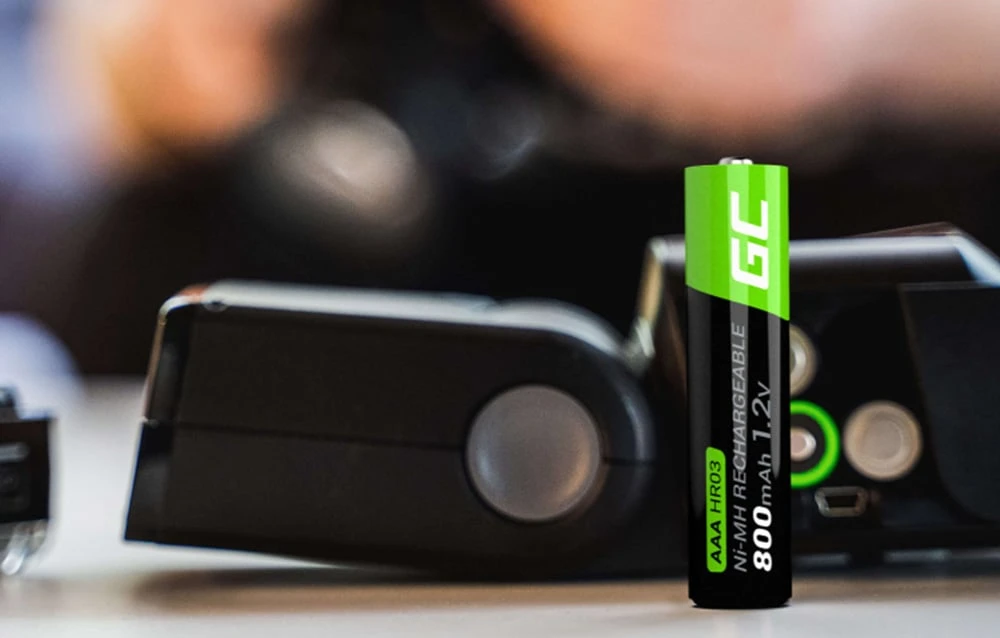 Green Cell Akumuliatorius Žalias Cell HR03 Ni-MH AAA 800mAh - 2vnt aprašymas - Prekės nuotrauka