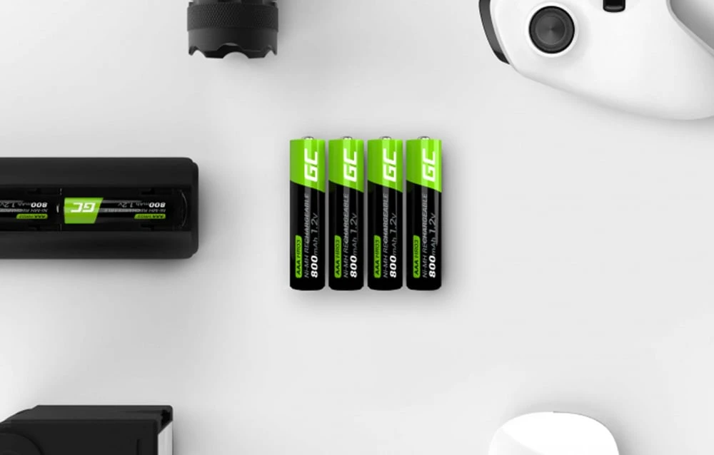 Green Cell Akumuliatorius Žalias Cell HR03 Ni-MH AAA 800mAh - 2vnt aprašymas - Prekės nuotrauka