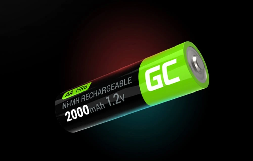Green Cell Akumuliatorius Žalias Cell HR6 Ni-MH AA 2000mAh - 4vnt aprašymas - Prekės nuotrauka