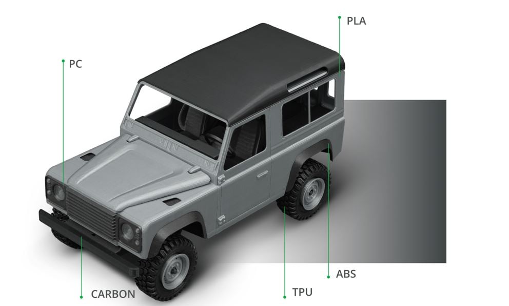 Bambu Lab X1 Carbon Combo 3D spausdintuvas aprašymas - Prekės nuotrauka