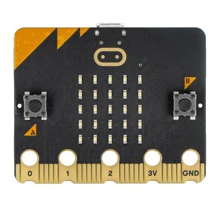 BBC micro:bit 2 GO - edukacinis modulis Cortex M4 akselerometras Bluetooth LED 5x5 + priedai aprašymas - Prekės nuotrauka