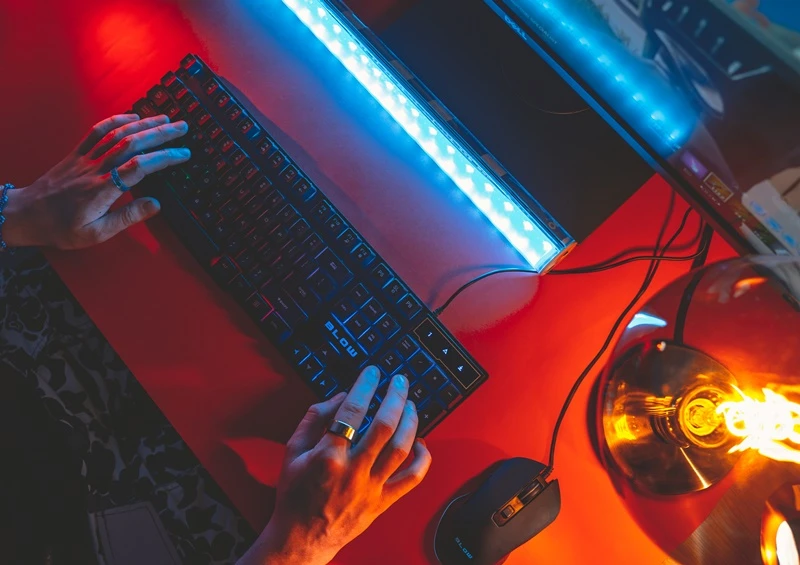 84-217# BLOW klaviatūra ir pelė su LED TAMER aprašymas - Prekės nuotrauka