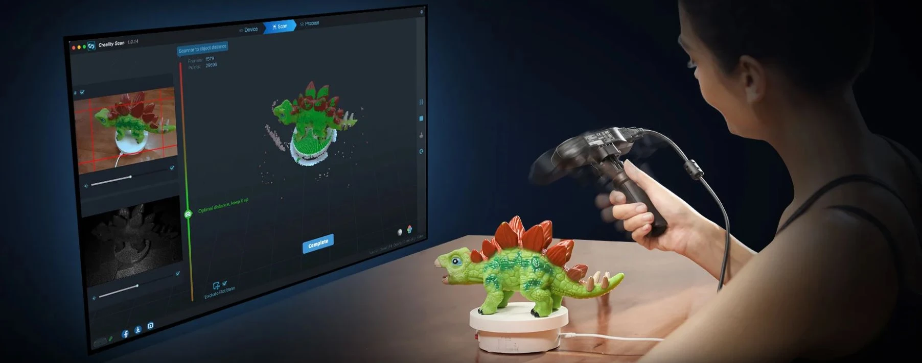 „Creality“ 3D skeneris – CR-Scan Ferret Pro aprašymas - Prekės nuotrauka